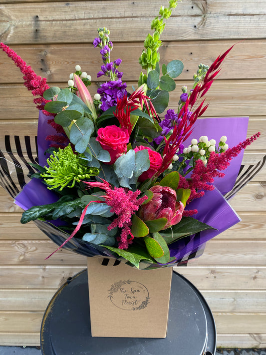 Hand Tied Bouquets - Vibrant Shades