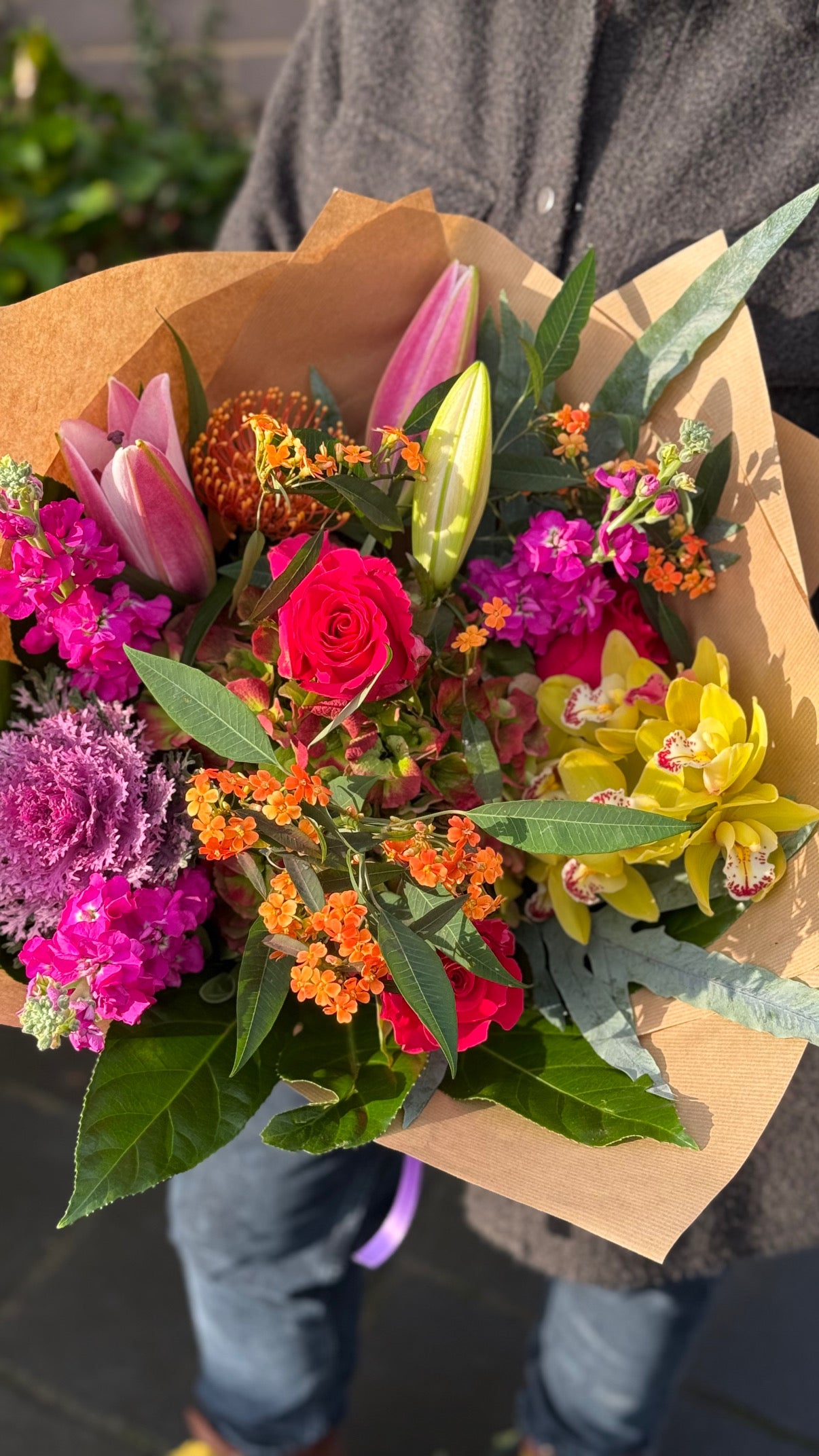 Hand Tied Bouquets - Vibrant Shades