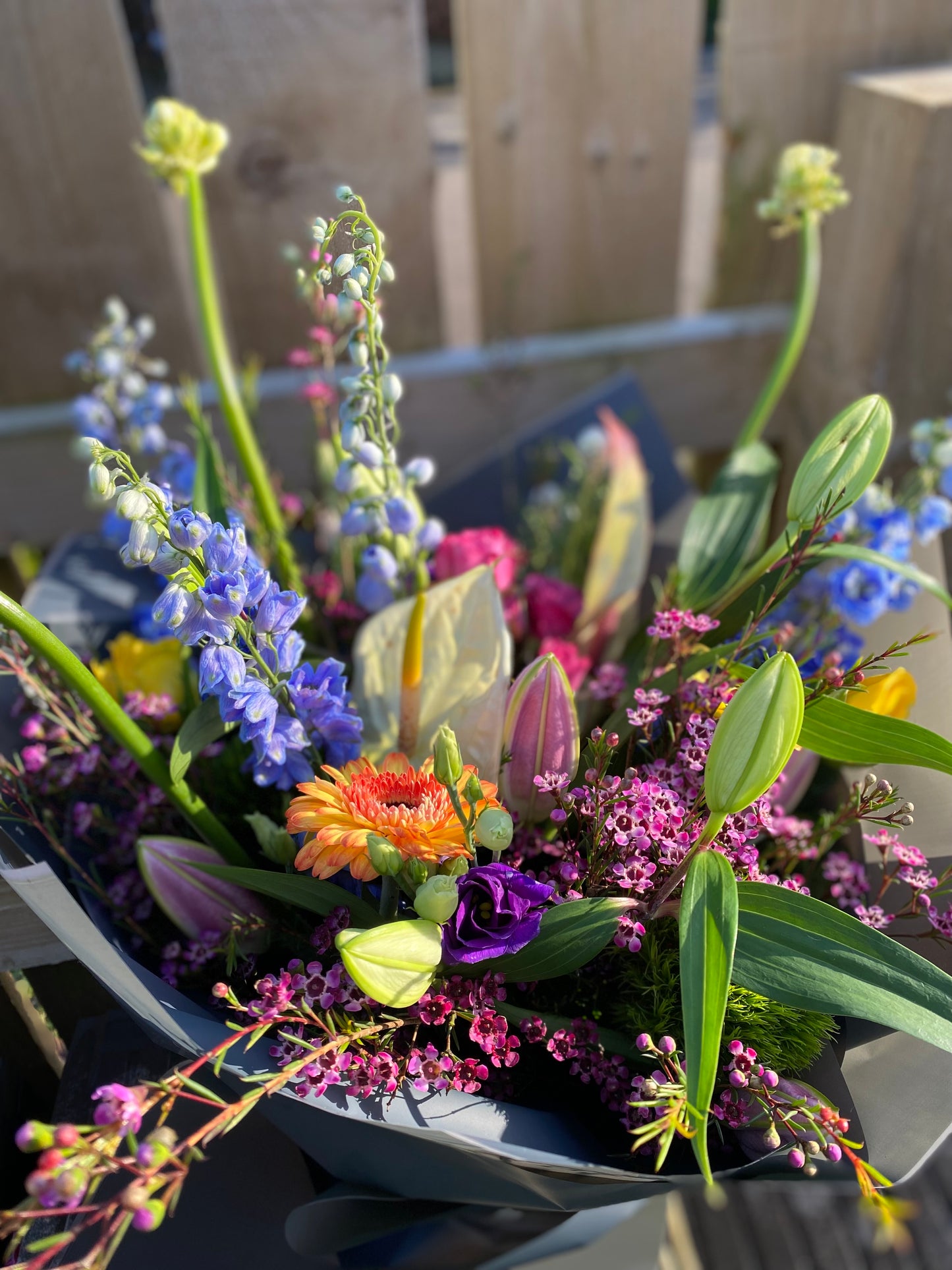 Hand Tied Bouquets - Vibrant Shades